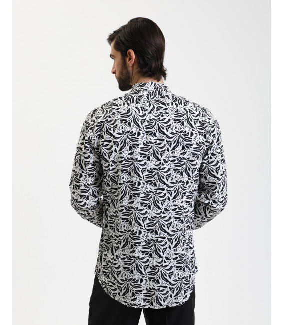 Floral printed shirt