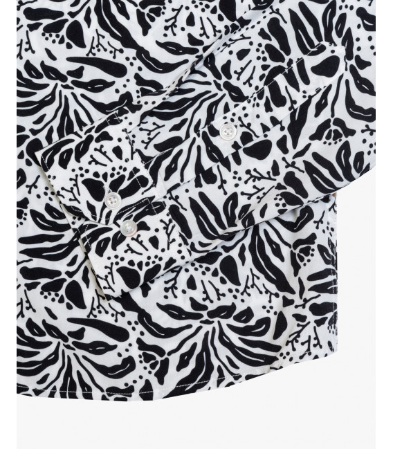 Floral printed shirt