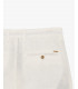 Linen trousers with drawstring