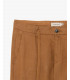 Linen trousers with drawstring
