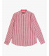 Camicia coreana a righe in lino