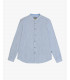 Camicia coreana a righe in lino