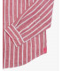Camicia coreana a righe in lino