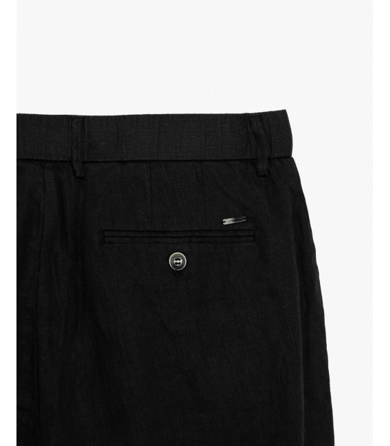 Slim fit linen trousers