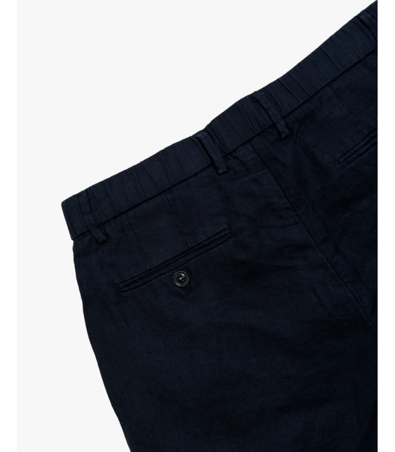 Slim fit linen trousers