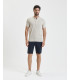 Henley T-shirt in linen jersey