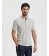 Henley T-shirt in linen jersey
