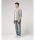 Camicia coreana a righe
