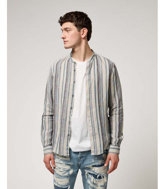 Camicia coreana a righe