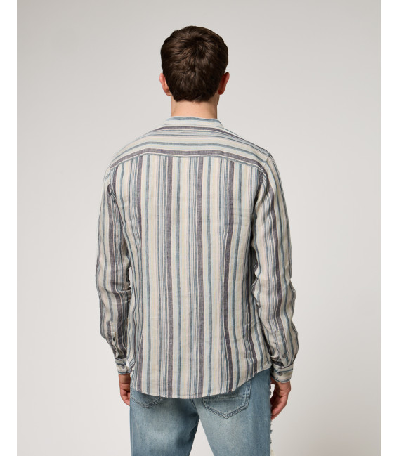 Camicia coreana a righe