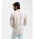 Camicia coreana in lino con stampa