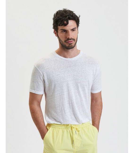 Linen T-shirt relaxed fit