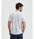 Polo shirt in linen jersey