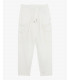 Cotton drawstring cargo trousers
