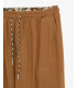 Linen drawstring trousers