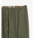 Linen drawstring trousers