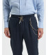 Linen drawstring trousers