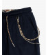 Linen drawstring trousers