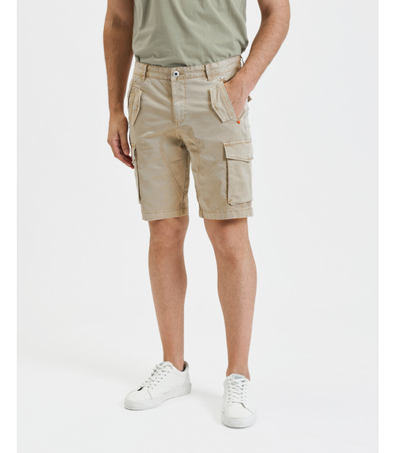 Pantaloni bermuda cargo regular fit