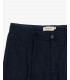 Linen shorts with drawstring