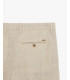 Linen shorts with drawstring