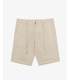 Linen shorts with drawstring