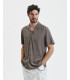 Camicia a manica corta viscosa