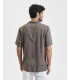 Camicia a manica corta viscosa