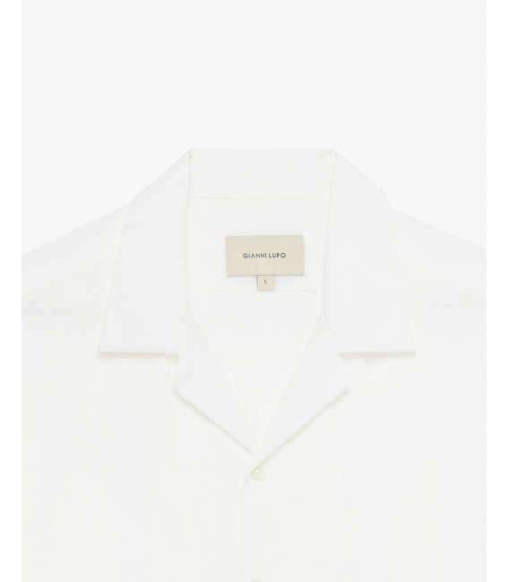Camicia a manica corta viscosa