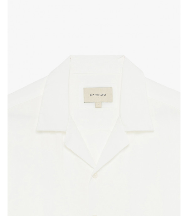 Camicia a manica corta viscosa