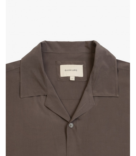 Camicia a manica corta viscosa