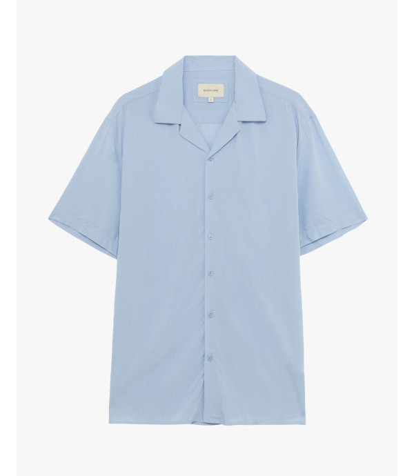 Camicia a manica corta viscosa
