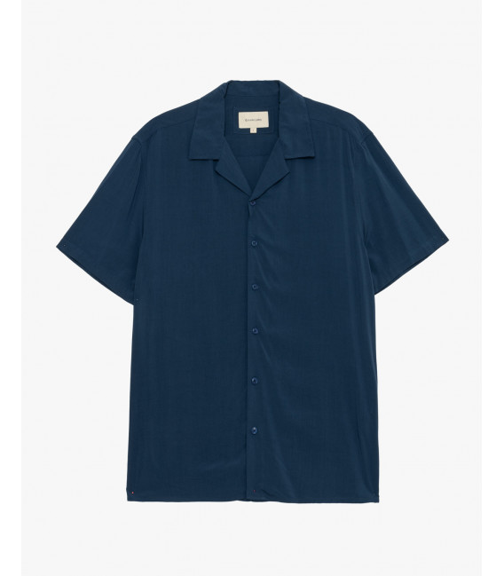 Camicia a manica corta viscosa