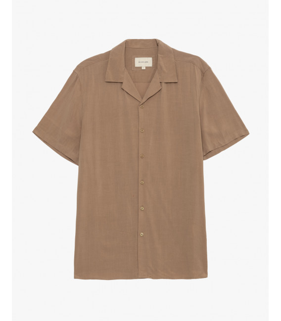 Camicia a manica corta viscosa