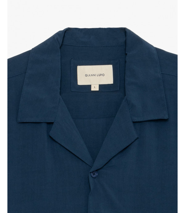 Camicia a manica corta viscosa