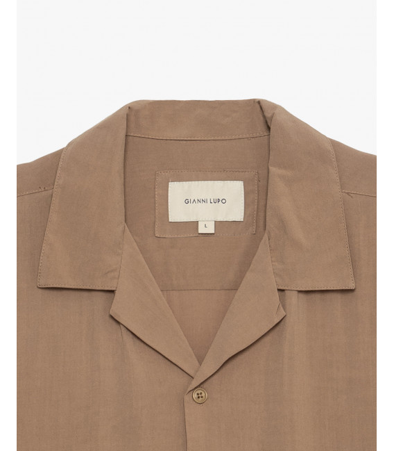 Camicia a manica corta viscosa