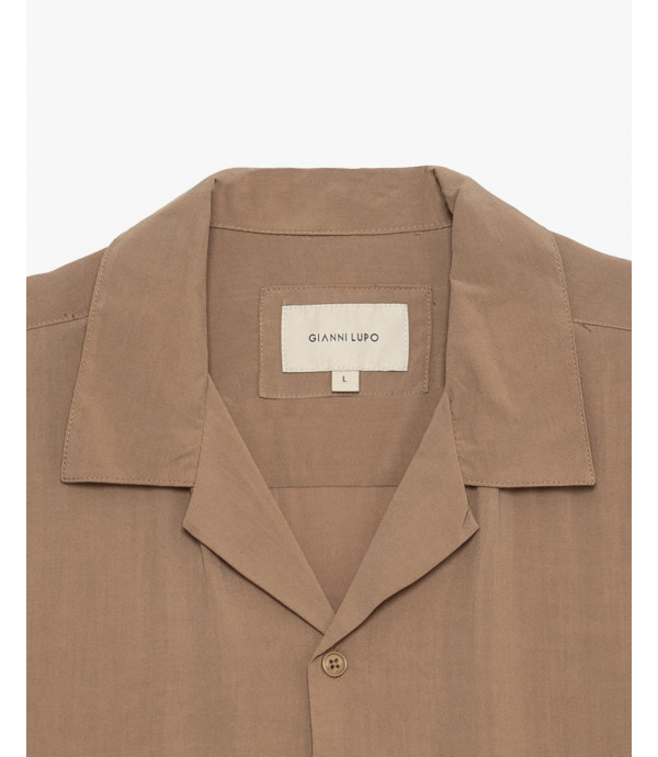 Camicia a manica corta viscosa