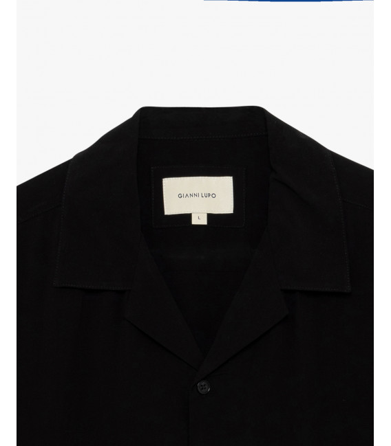 Camicia a manica corta viscosa
