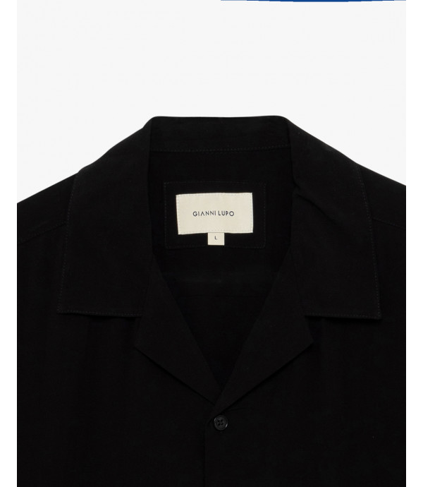 Camicia a manica corta viscosa