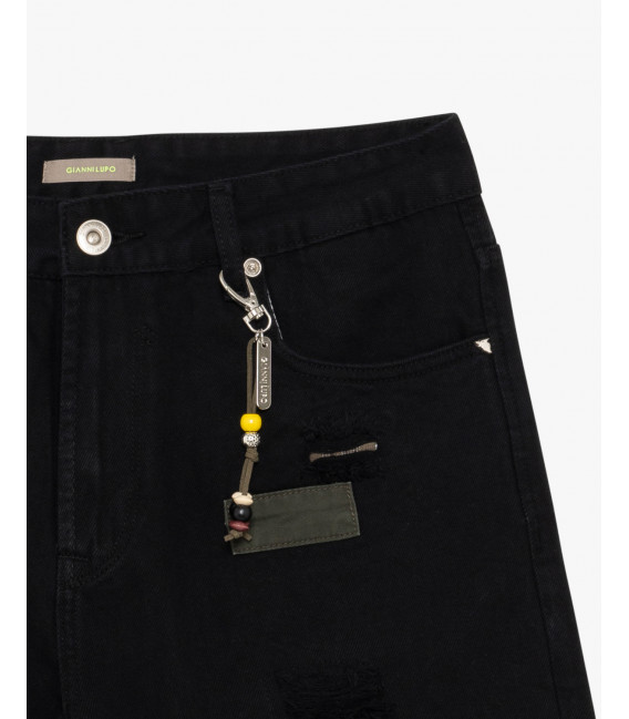 Bermuda jeans JACK regular fit con patch