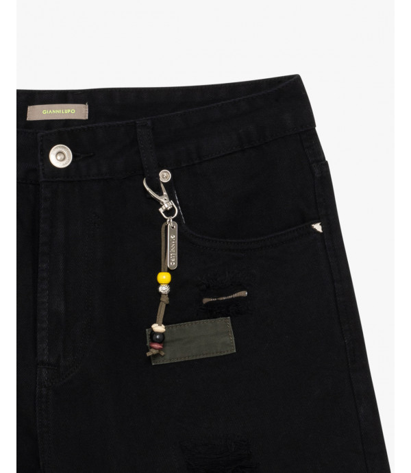 Bermuda jeans JACK regular fit con patch