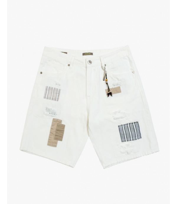 Bermuda jeans JACK regular fit con patch