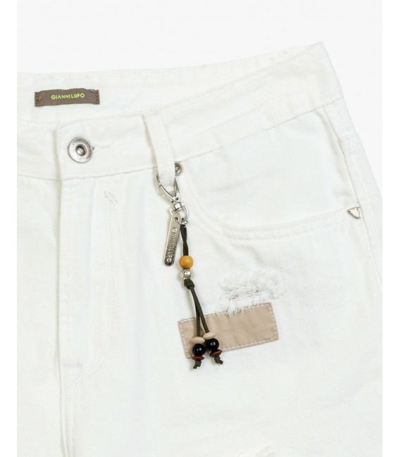 Bermuda jeans JACK regular fit con patch