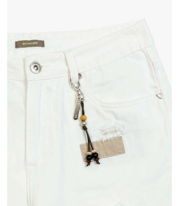 Bermuda jeans JACK regular fit con patch