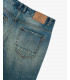 Bermuda jeans JACK regular fit con fondo frangiato