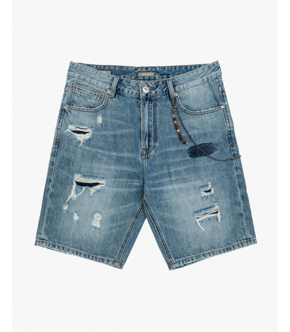 Bermuda jeans JACK regular fit con graffi