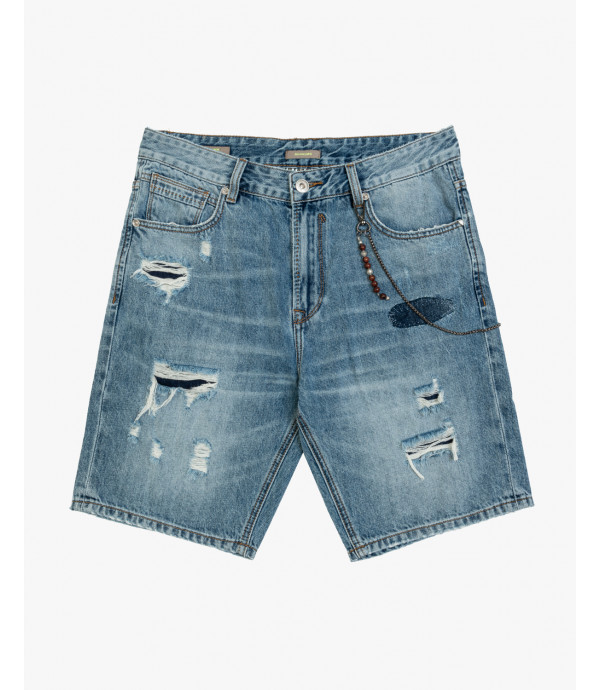 Bermuda jeans JACK regular fit con graffi