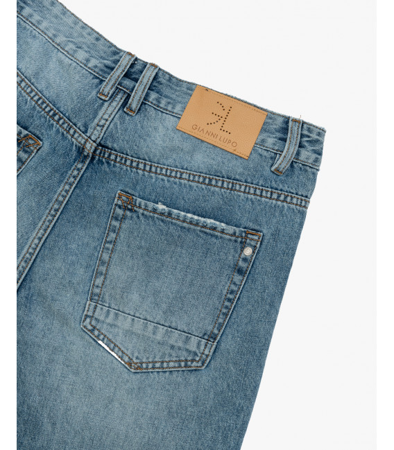 Bermuda jeans JACK regular fit con graffi