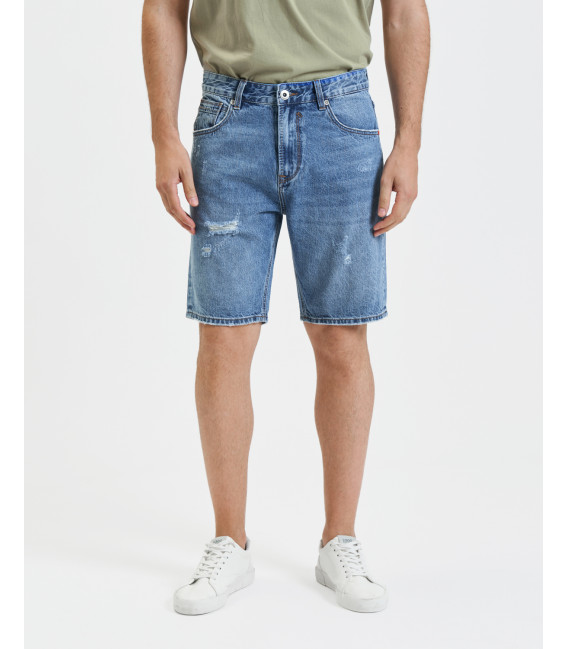 Bermuda jeans JACK regular fit con graffi