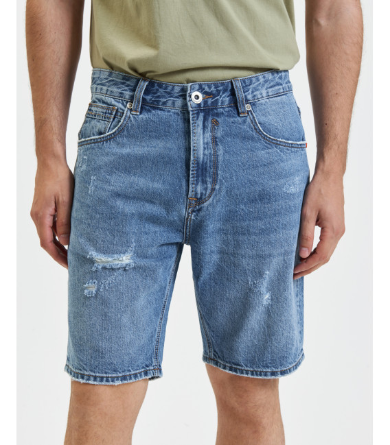 Bermuda jeans JACK regular fit con graffi